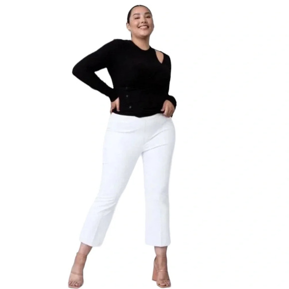 Spanx On-the-Go Kick Flare Pant Ultimate Opacity Silver Lining Technology 3X - Picture 1 of 14